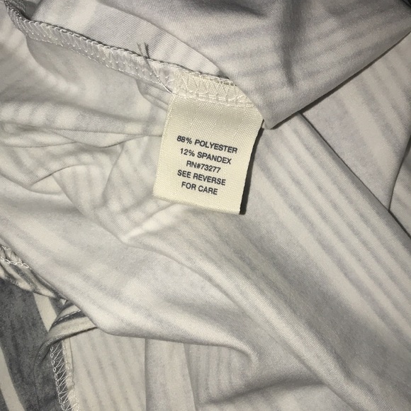 NWT Mudd gray & white, short sleeve, mini dress - Picture 5 of 8